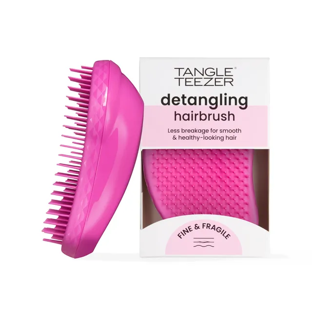 tangle-teezer-wet-detangler-fine-fragile-berry-bright-brosse-cheveux-d-licats image 1