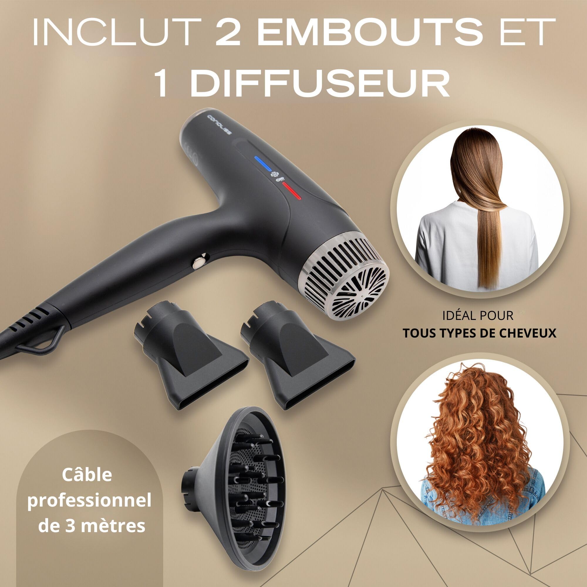 corioliss-typhoon-s-che-cheveux-ionique-professionnel-black-chrome-2400w-417g image 5