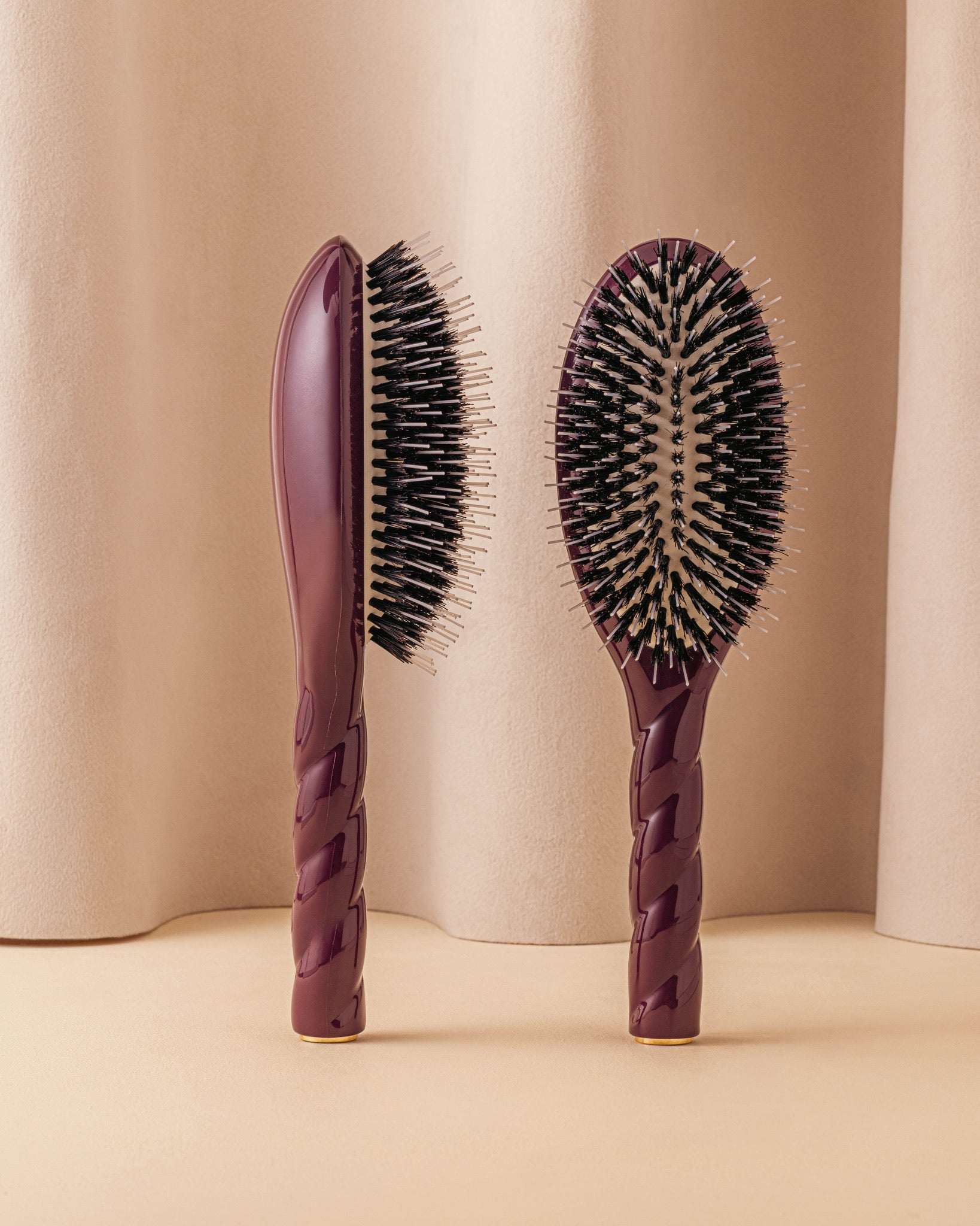 la-bonne-brosse-trio-dition-limit-e-aubergine-grande-brosse-peigne-large-d-m-lan image 4