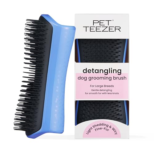 tangle-teezer-pet-teezer-brosse-d-m-lante-chien-bleu-bleuet-sec-et-bain image 7