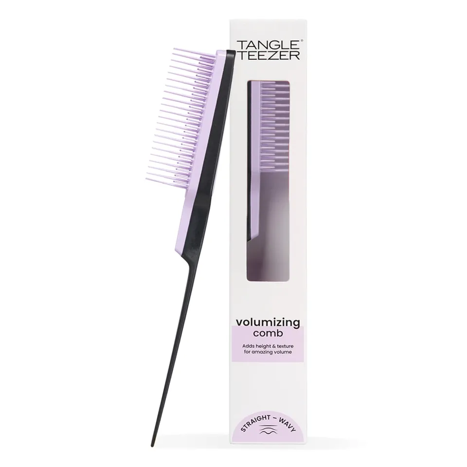 tangle-teezer-ultimate-volumizer-brosse-cheveux-cr-per-noir-et-lilas image 1