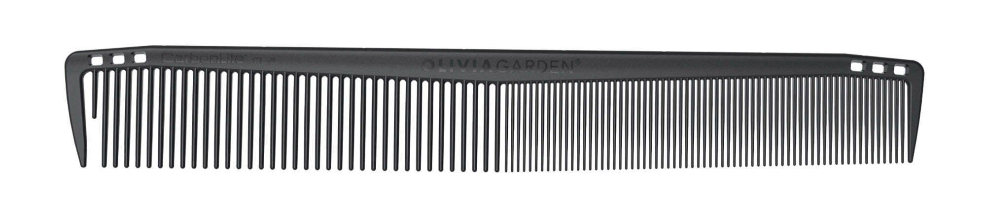 olivia-garden-carbonlite-peigne-de-coupe-noir-7-pouces image 2