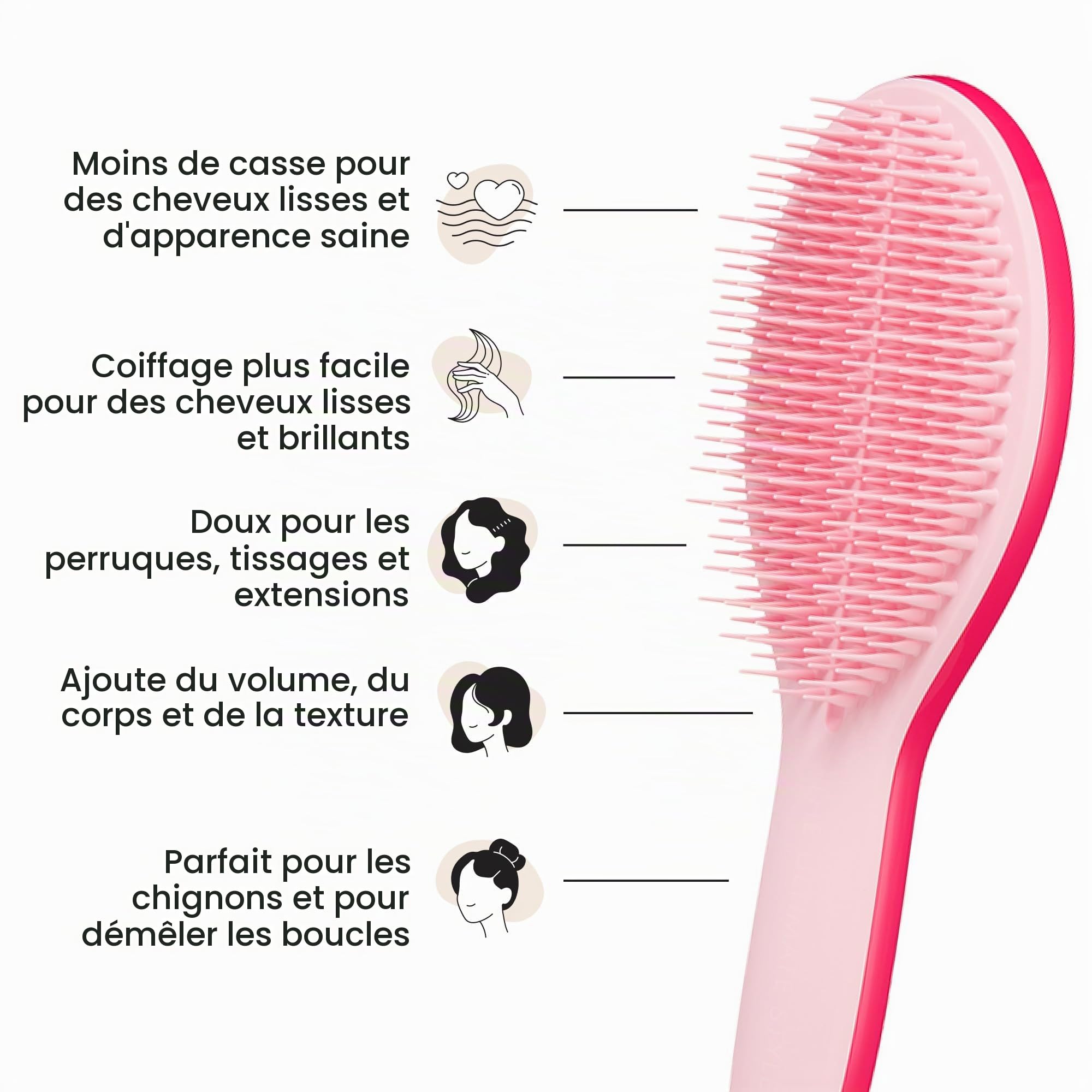 tangle-teezer-the-ultimate-detangler-brosse-d-m-lante-rose-pink-format-classique image 4