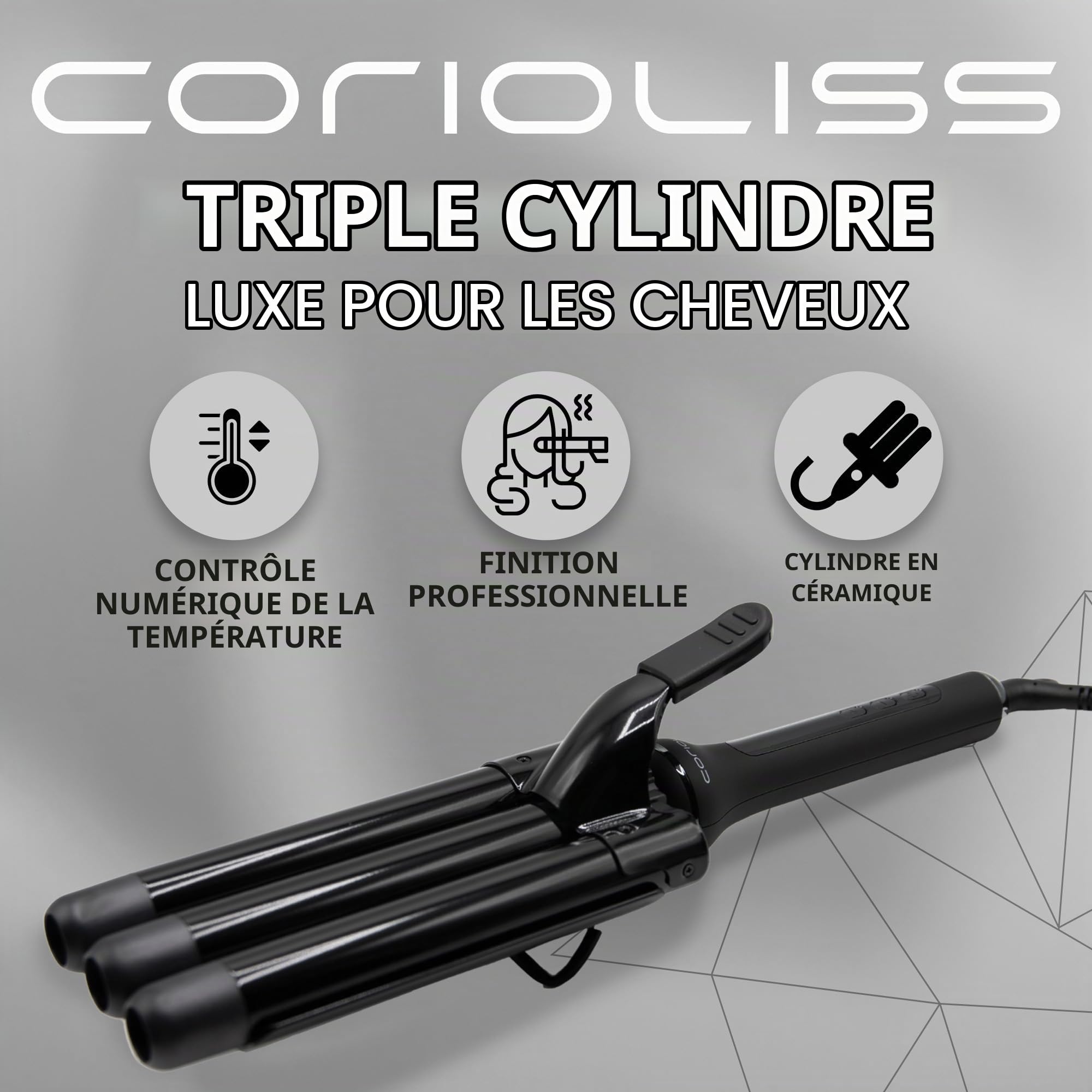 corioliss-triple-barrel-waver-25mm-fer-boucler-3-t-tes image 2