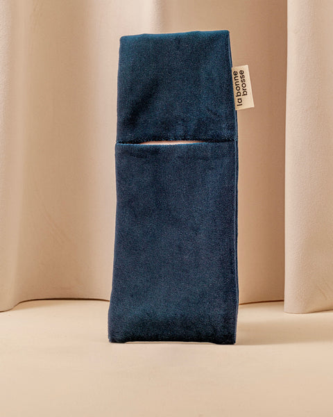 la-bonne-brosse-pochette-brosse-ronde-bleu-myrtille image 2