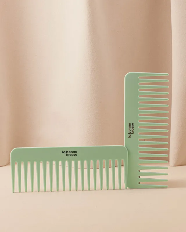 la-bonne-brosse-le-peigne-large-d-m-lant-en-ac-tate-bleu-lagon image 1