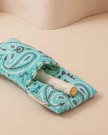 call-it-by-yourname-x-la-bonne-brosse-pochette-grande-brosse-coton-matelass-bleu image 3