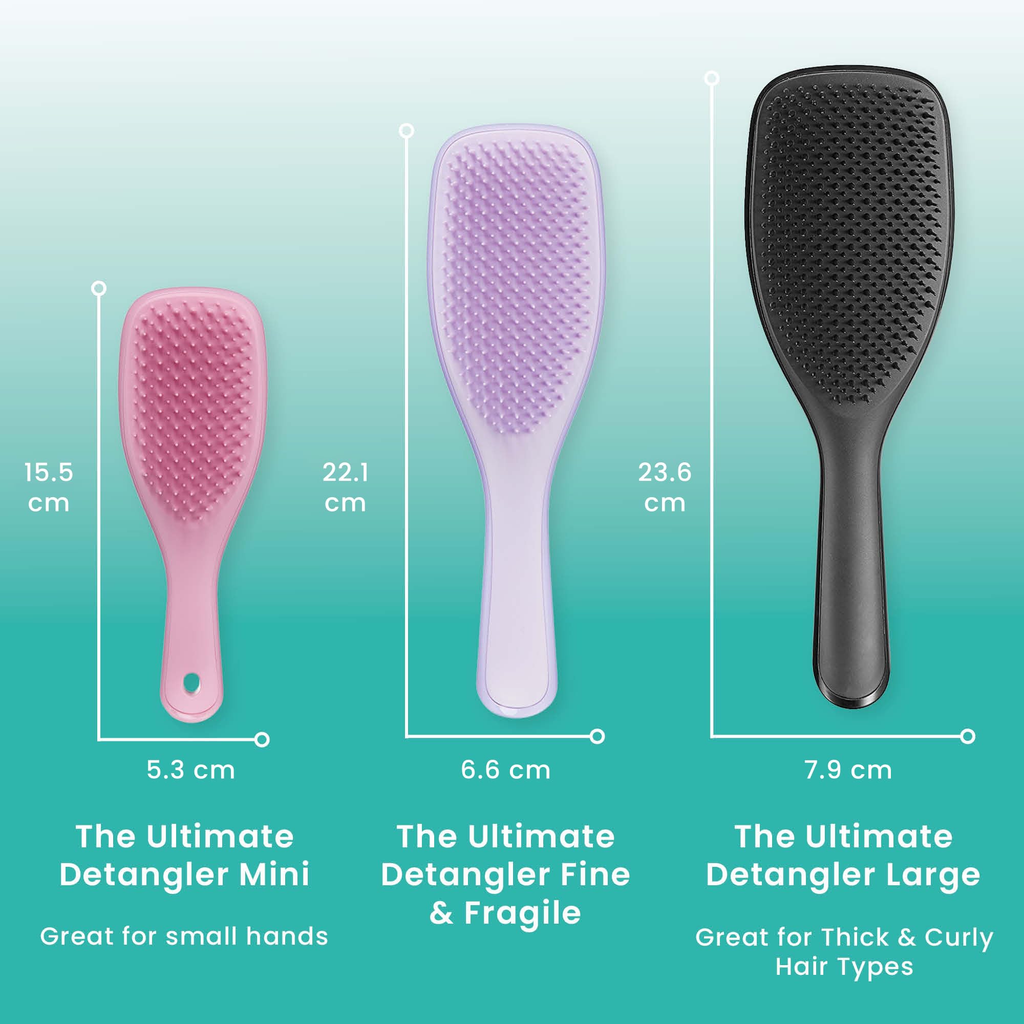 tangle-teezer-wet-detangler-fine-fragile-jade-lagoon-brosse-d-m-lante-cheveux-mo image 7