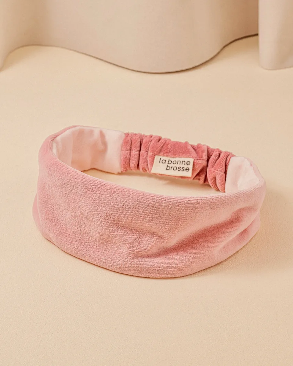 la-bonne-brosse-le-bandeau-velours-bandeau-cheveux-bleu-lagon image 1
