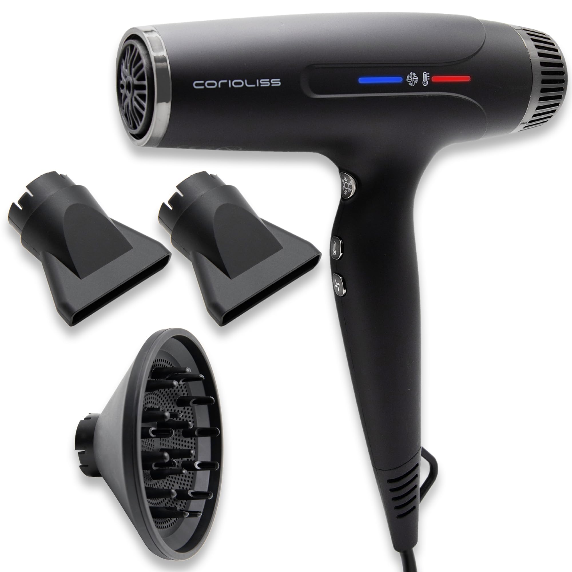 corioliss-typhoon-s-che-cheveux-ionique-professionnel-black-chrome-2400w-417g image 1