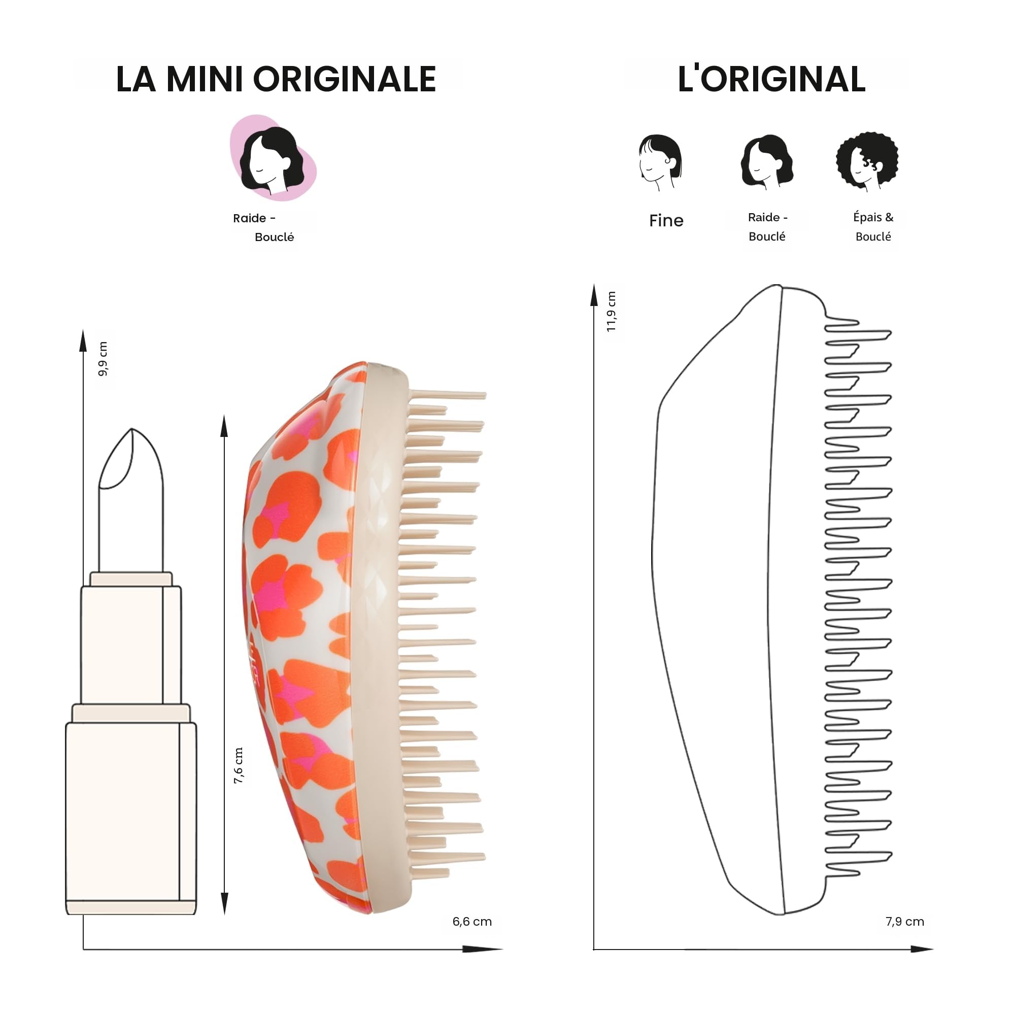 tangle-teezer-original-mini-brosse-d-m-lante-compacte-voyage image 8