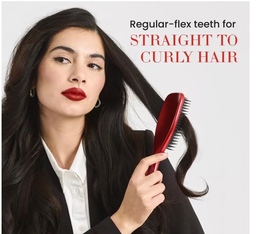 tangle-teezer-ultimate-detangler-chrome-rouge-x-the-devil-wears-prada-brosse-d-m image 4