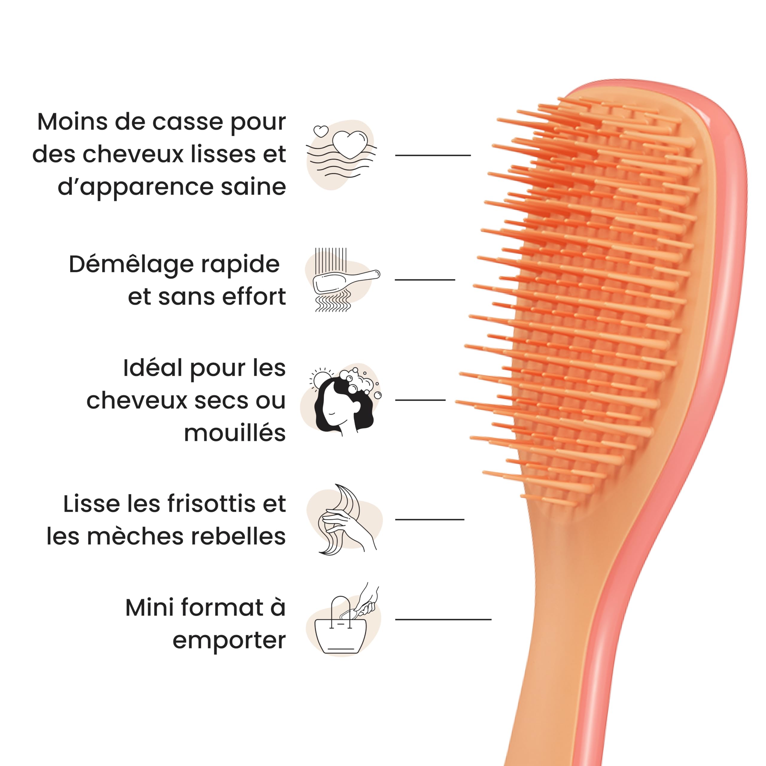 tangle-teezer-mini-ultimate-detangler-rose-saumon-et-abricot-brosse-d-m-lante-vo image 5