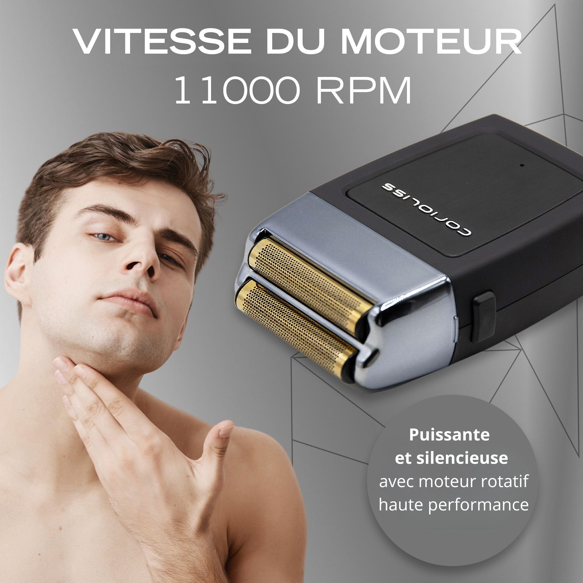 corioliss-the-shaver-rasoir-tondeuse-barbe-professionnel-titane-usb image 5