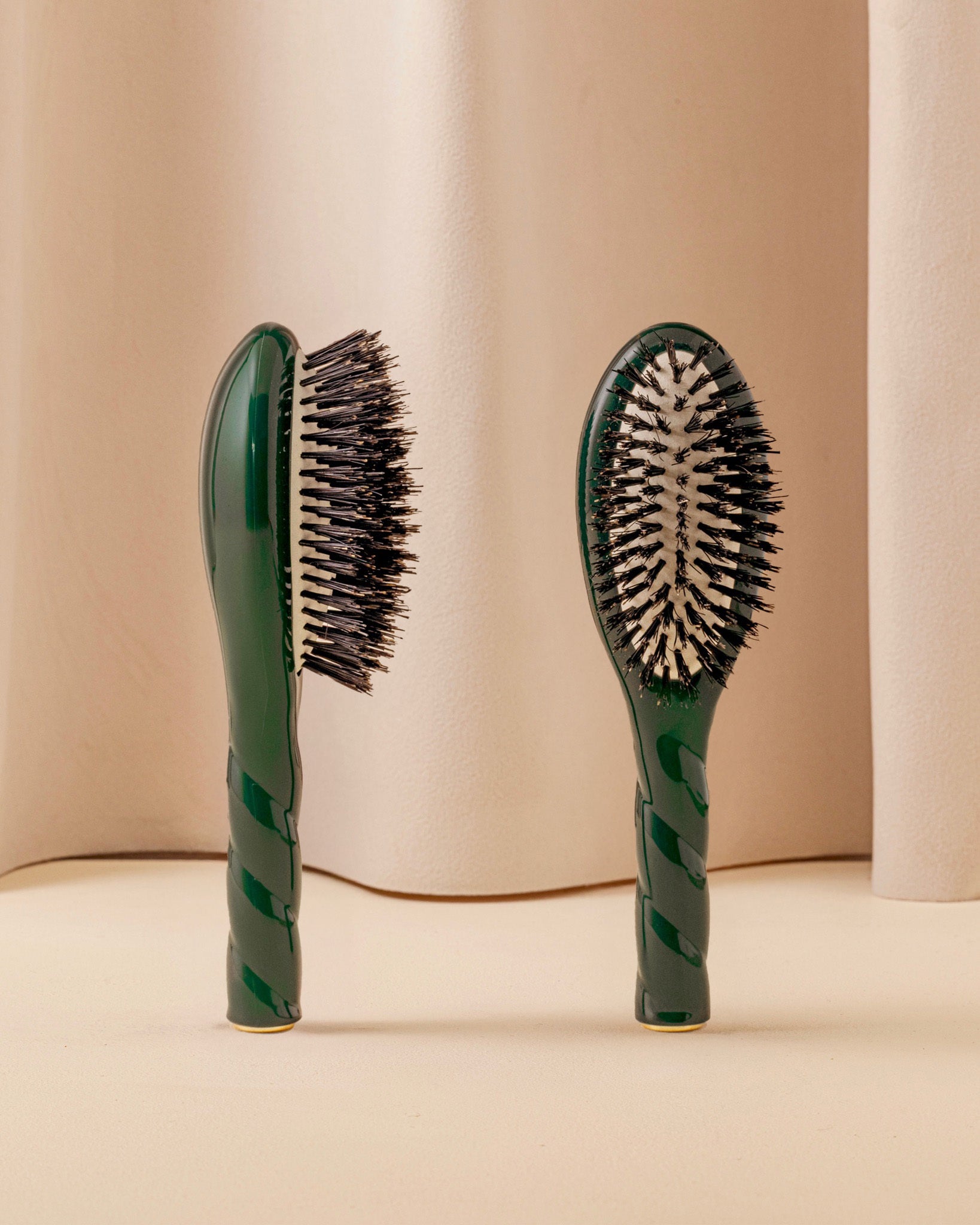 la-bonne-brosse-n-01-la-petite-brosse-brillance-soin-l-universelle-vert-meraude image 1