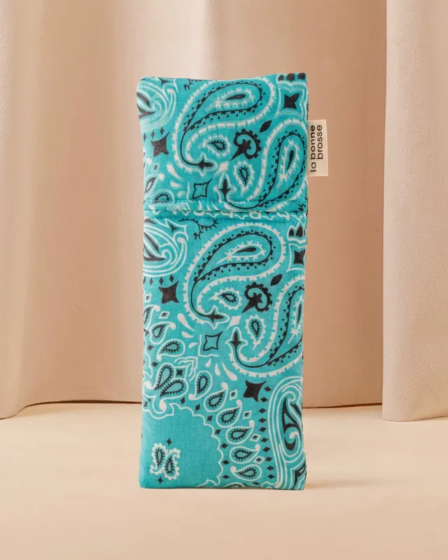 call-it-by-yourname-x-la-bonne-brosse-pochette-grande-brosse-coton-matelass-bleu image 1