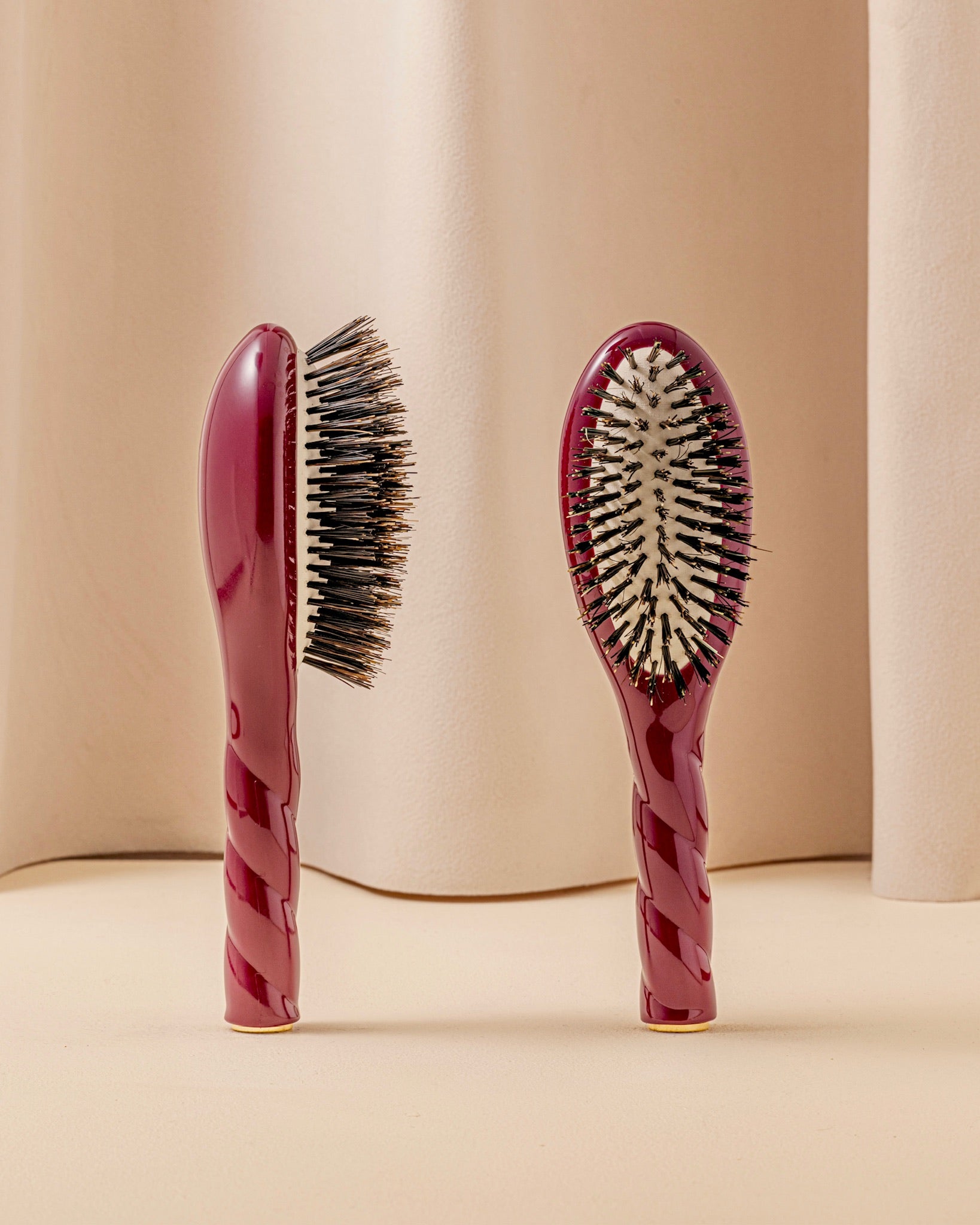 la-bonne-brosse-n-01-la-petite-brosse-brillance-soin-l-universelle-rouge-cerise image 1