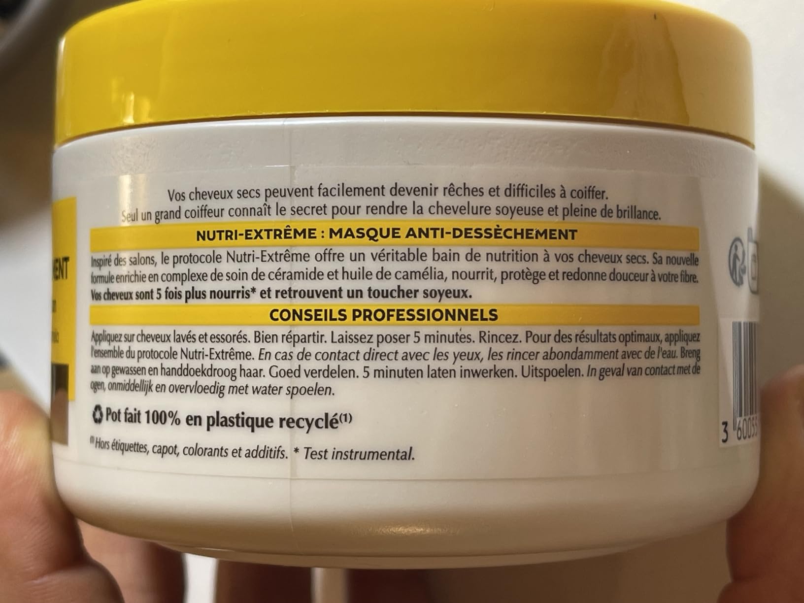 Masque nourrissant au top