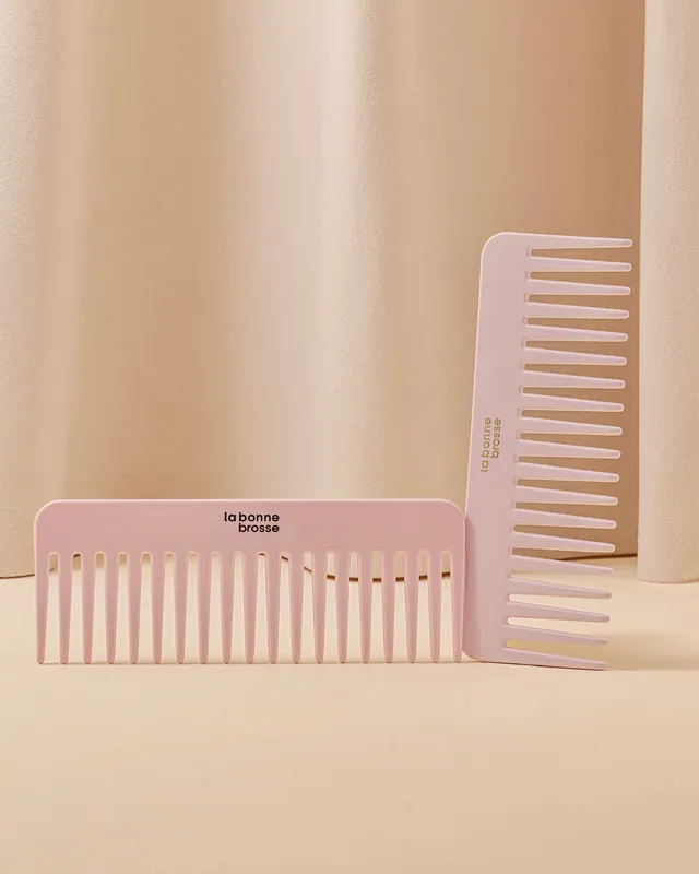 la-bonne-brosse-le-peigne-large-d-m-lant-en-ac-tate-rose-lilas image 1