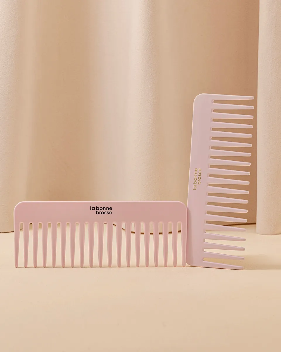 la-bonne-brosse-le-peigne-large-d-m-lant-en-ac-tate-rose-lilas image 1