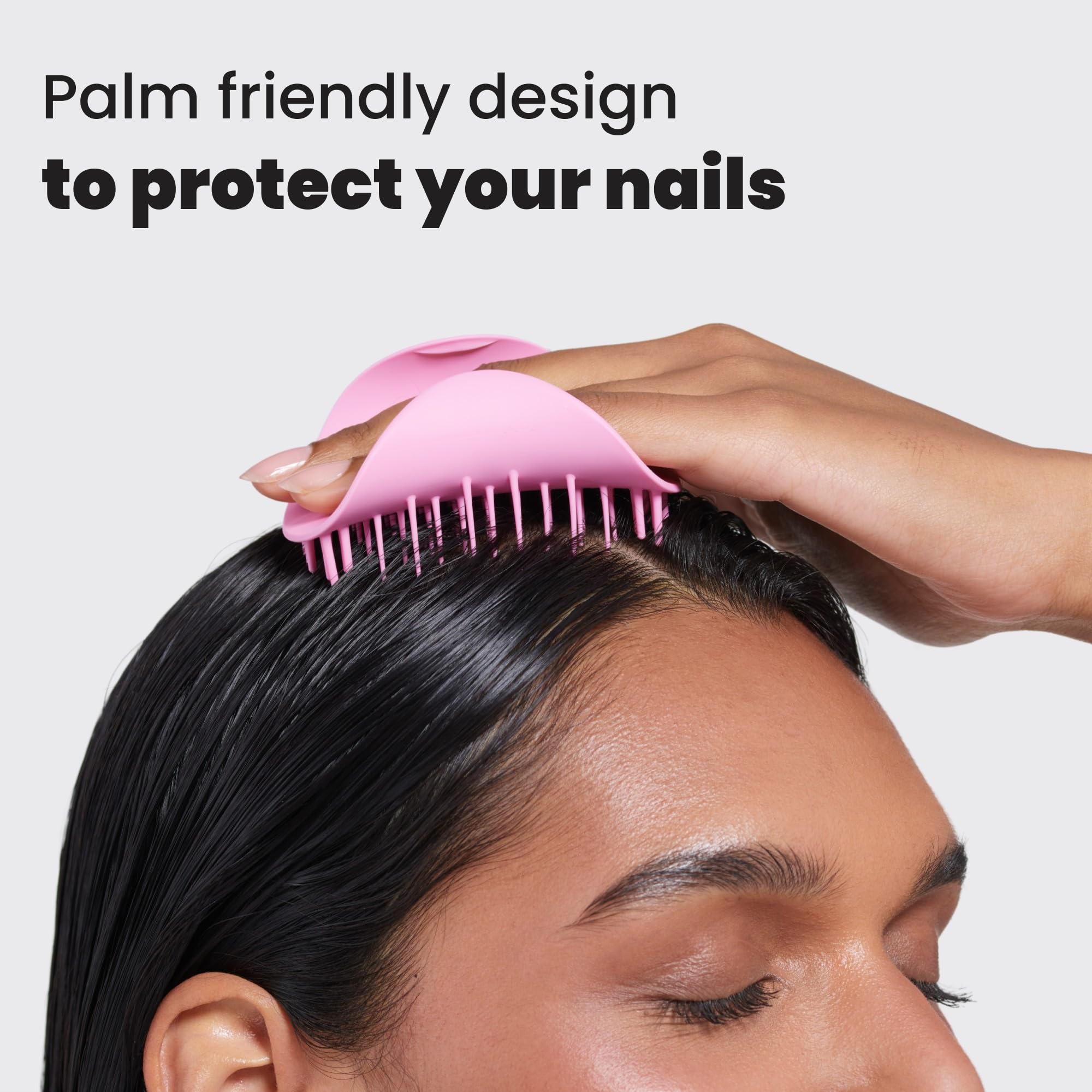 tangle-teezer-scalp-exfoliator-massager-soin-cuir-chevelu-pretty-pink image 4